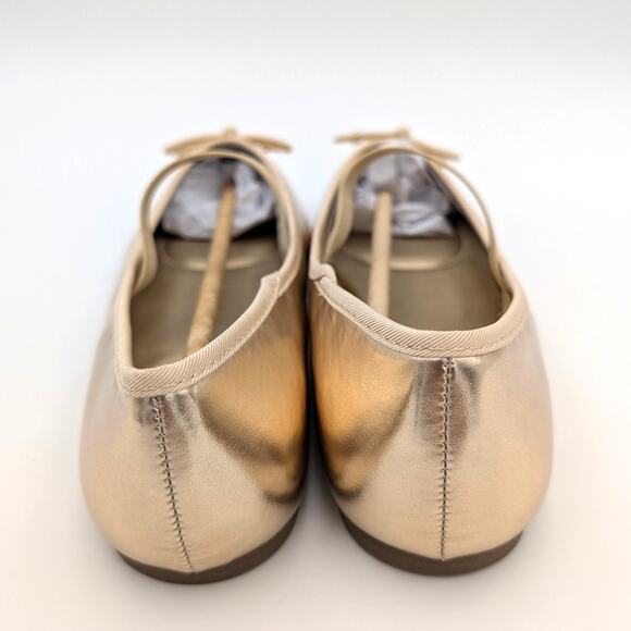 Kenneth Cole Reaction Copy Tap Ballet Flat Women's Gold Size US8 EU39 - Picture 4 of 12